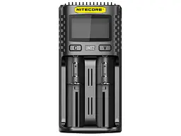 Універсальний зарядний пристрій Nitecore UMS2 для акумуляторів 2 каналу (Ni-Mh, Li-Ion, IMR, LiFePO4) - мініатюра 2