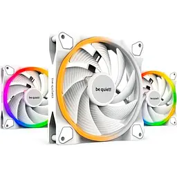 Комплект вентиляторів Be quiet! Light Wings White 140mm PWM high-speed, в комплекті 3 шт. (BL103)