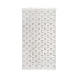 Рушник Lotus Home Pestemal - Skull 90x160 grey сірий - мініатюра 2