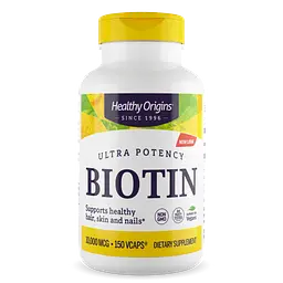 Біотин, Biotin, 10,000 мкг, 150 капсул Healthy Origins vit0001574