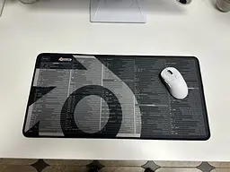Великий килимок для мишки WorkPlaceShop Поєднання клавіш Blender 1000 x 500 мм - мініатюра 5