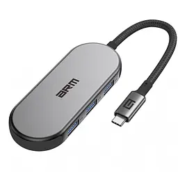 Хаб USB-C ArmorStandart Type-C to HD4K+PD+3USB+TF/SDcard Grey (ARM69366)