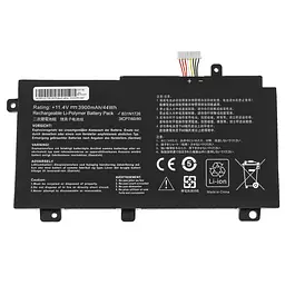 Акумулятор Asus B31N1726 (Версія 1, FX504GD, FX504GE, FX504GM, FX80GM, FX80GD) 11.4V 3900 mAh 44Wh Black - мініатюра 3