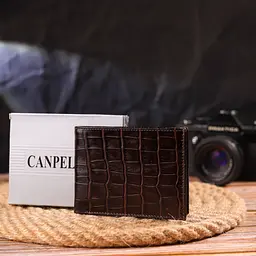 Чоловічий шкіряний портмоне Canpellini 11,3х8,3х1 см acs0025025 - мініатюра 8