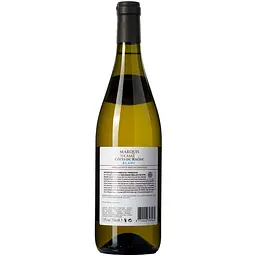 Вино Marquis de Casal Cotes du Rhone Blanc AOC біле сухе 0.75 л - мініатюра 3