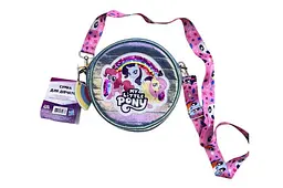 Кругла сумка через плече My Little Pony для дівчаток з паєтками та голографічним ефектом (KH79/002L)