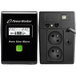 ДБЖ/Безперебійник Power Walker VI800 SW 800VA/480W (VI 800 SW) Чистий синус - мініатюра 2