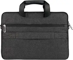 Сумка для ноутбука WiWU City Commuter Bag 15.6" Black [6973218931517] [76368] - мініатюра 4