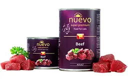 Вологий корм для котів Nuevo Beef з яловичиною 200 г 95110 - мініатюра 2