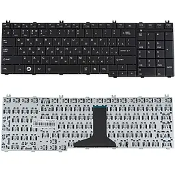 Клавіатура для ноутбука TOSHIBA (C650 C655 L650 L655 C660 L670 L675) rus чорний