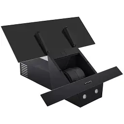 Витяжка декоративна похила Minola HDN 9412 BL 850 LED - мініатюра 8
