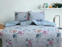 Комплект постільної білизни з компаньйоном TAG Tekstil R4554 Євро