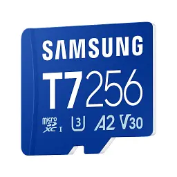 Карта пам'яті Samsung 256GB microSDXC class 10 UHS-I U3 V30 A2 T7 (MB-MB256T/WW) - мініатюра 2