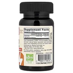 Вітаміни та мінерали Jarrow Formulas Vegan Methyl B-12 2500 mcg, 100 жувальних таблеток - Тропічний - мініатюра 2