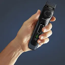 Тример Rowenta Virtuo для бороди і вусів чорно-синій (TN3804E0) - мініатюра 6