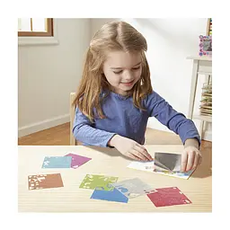 Набір для творчості Melissa & Doug Об'ємні блискучі наліпки Веселка (MD9502) - мініатюра 3