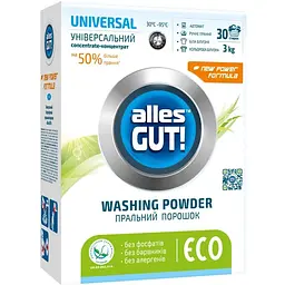 Пральний порошок Alles GUT! Eco Універсальний 3 кг (4820189880165)