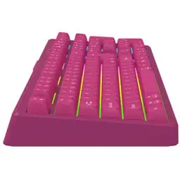 Клавіатура Canyon Fortnax Bluetooth/Wireless/ USB UA Pink (CND-SKBW2) - мініатюра 6