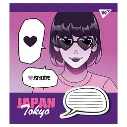 Набір зошитів Yes Japan Tokyo A5 в клітинку 36 листів 15 шт. - мініатюра 3