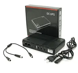 UPS ДБЖ ДБЖ для роутера/термінала EPON GPON/POE Voltronic DC1018P 5V/9V/12V Black - мініатюра 6
