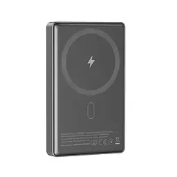 Батарея універсальна Sigma X-power SI10A7QL-MAG grey 10000mAh, Magnetic wireless 15W, PD+QC, 20W max (4827798955116) - мініатюра 3