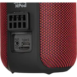Портативна акустика 2E SoundXPod TWS MP3 Wireless Waterproof Red (2E-BSSXPWRD) - мініатюра 6