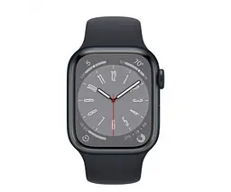 Смарт-годинник Apple Watch Series 8 GPS Midnight Aluminum Case with Midnight Sport Band Regular 41 мм (MNP53UL/A) (59303-ska) - мініатюра 2