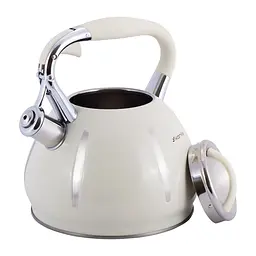 Чайник зі свистком Kamille KM-0691BG 3 л бежевий - мініатюра 7