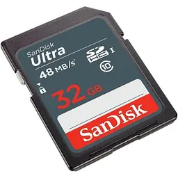 Карта пам'яті SanDisk 32GB SDHC class 10 UHS-I Ultra Lite (SDSDUNR-032G-GN3IN) - мініатюра 2