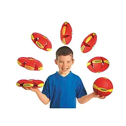 Літаючий м'яч трансформер LED фрісбі тарілка Blast Ball disk червоний - мініатюра 4
