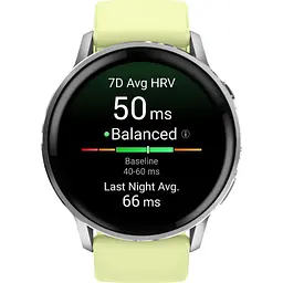 Смарт-годинник Garmin Venu 4 45mm Silver with Citron Silicone Band (010-03014-02) [146409] - мініатюра 2