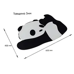 Вологопоглинаючий килимок Панда 40x60CMx3MM(D) SW-00002563 - мініатюра 2