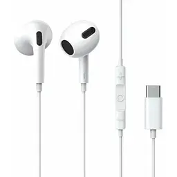 Навушники Baseus Encok Type-C lateral in-ear Wired Earphone C17 NGCR010002 White - мініатюра 3