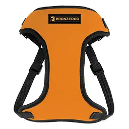 Шлея для собак дрібних порід Bronzedog Sport XS 14х12х2 см помаранчева - мініатюра 2