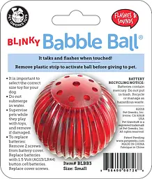 Інтерактивна іграшка-м'яч для собак Pet Qwerks Blinky Babble Ball - мініатюра 3