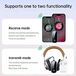 C83Pro Bluetooth Приймач-передавач 3,5 мм 2-в-1 5.4 Bluetooth-адаптер для літака для автомобіля, ПК, телевізора - мініатюра 2