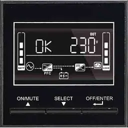 Пристрій безперебійного живлення TECNOWARE EVO DSP PLUS 2400VA RACK /TOWER IEC (FGCEDP2402RTIEC) - мініатюра 6