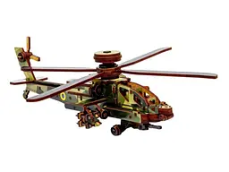 Дерев'яний 3D конcтруктор Sky Chopper, Puzzleоk (Puz-00954), 125 дет. - мініатюра 6