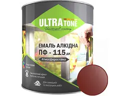 Емаль алкідна ПФ-115 ULTRA TONE червоно-коричневий 2.8кг