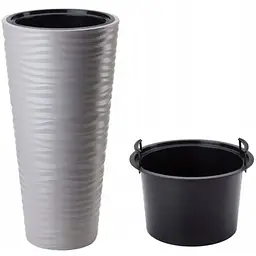 Горщик для квітів Form-Plastic Sahara slim-35 43.7 л сірий (2790-055)