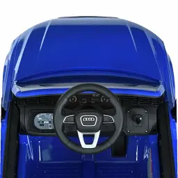 Джип радіокерований 2.4G 2 мотори 35W акумулятор 12V7-9Ah MP3 USB шкіра синій (M 5796EBLRS-4) - мініатюра 4