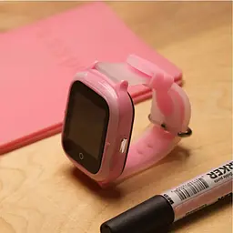 Дитячий розумний GPS годинник Wonlex KT23 Pink з відеодзвінком (SBWKT23P) - мініатюра 4
