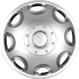 Ковпак колеса з емблемою Volkswagen SKS300 R15 сірий з логотипом на вибір 4 шт
