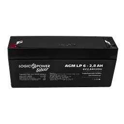 Акумулятор AGM LP 6V - 2.8 Ah Silver - мініатюра 2
