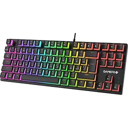 Клавіатура GamePro MK80B Blue Switch RGB USB Black [113542] - мініатюра 3