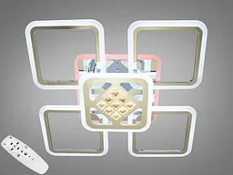 Світлодіодна люстра Diasha A8190/4+1HR LED 3color dimmer