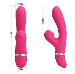 Вібратор PRETTY LOVE - Willow, 7 vibration functions 4 sucking functions PRETTY LOVE BI-014916 101956 - мініатюра 5
