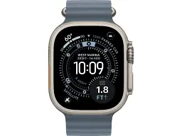 Смарт-годинник Apple Watch Ultra 3 GPS + Cellular 49mm Natural Tit. Case w. Anchor Blue Ocean Band (MEWH4)