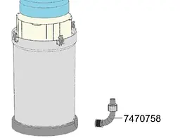 Вхідний патрубок для Eheim classic 150/250/350 (7470750/7470758) - мініатюра 3