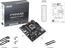 Материнська плата ASUS PRIME B850M-F WIFI (PRIME B850M-F WIFI) (Socket AM5, AMD B850, Micro-ATX) - мініатюра 9